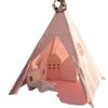 All 4 Kids Sofia Pink Cotton Canvas Kids Square Teepee Tent