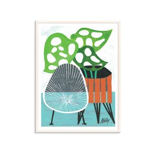 Artist Lane "Acapulco" by Kelly - 76x102cm White Framed Print