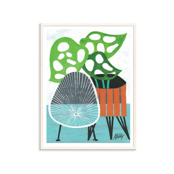 Artist Lane "Acapulco" by Kelly - 76x102cm White Framed Print