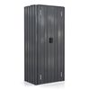 Advwin 3x2ft Galvanized Steel Garden Shed Storage Shed w/Adjustable Shelves