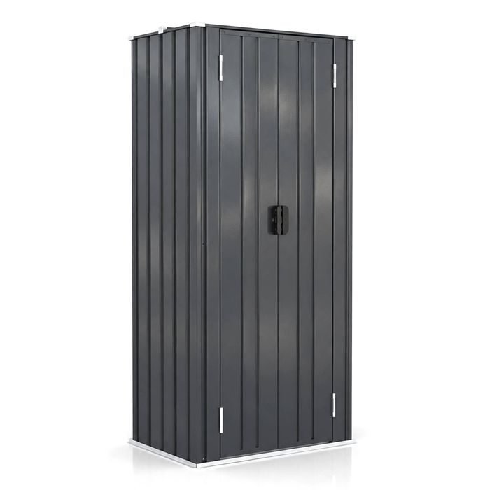 Advwin 3x2ft Galvanized Steel Garden Shed Storage Shed w/Adjustable Shelves