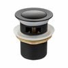 Kinetic 40mm Black Matte Pop Up Basin Waste With Overflow