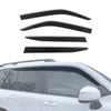 AUSGO Stainless Trim Weather Shields for Toyota Land Cruiser Landcruiser 300 LC300 2021-Onwards Weathershields Window Visors