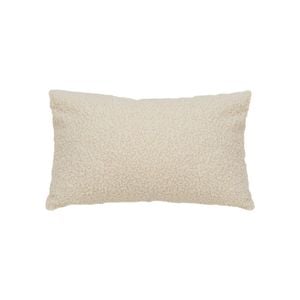 SOGA 30cm Cream Boucle Textured Fluffy Decorative Throw Pillow