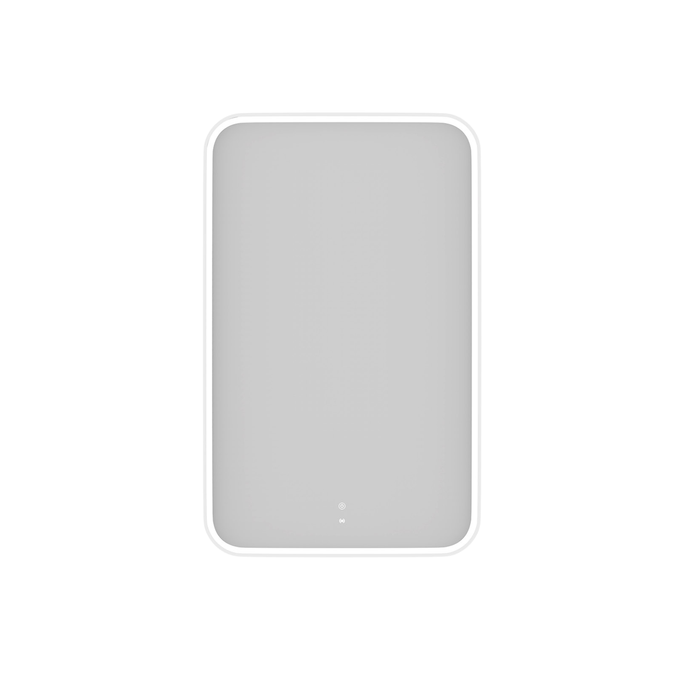 Attica 900 x 600mm White Matte Metal Framed Porta LED Mirror