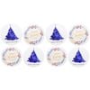 8pc LVD Seasons Greetings Coasters Home/Kitchen/Dining Table Decor 11x11cm