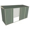 Build-A-Shed 1.2 x 3.7 x 2.0m Skillion Double Sliding Side Door Shed - Green