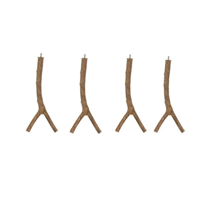 Yes4pets 4x Birch Perch Multibranch 25cm