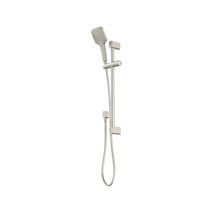 Caroma Brushed Nickel Luna Multi-Function Rail Shower WELS 5 Star 6L/min