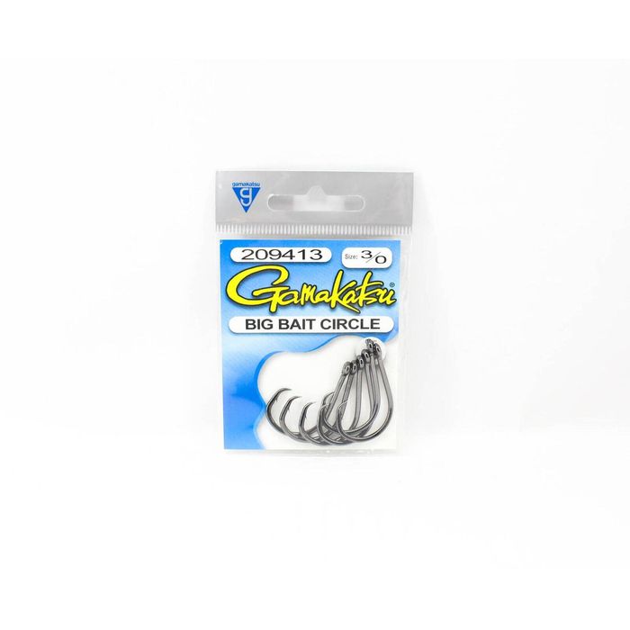 Gamakatsu Big Bait Circle Fishing Hook Pre Pack 3/0