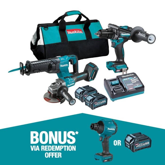 Makita 40V Piece Max Brushless Combo Kit DK0133G302 Bunnings
