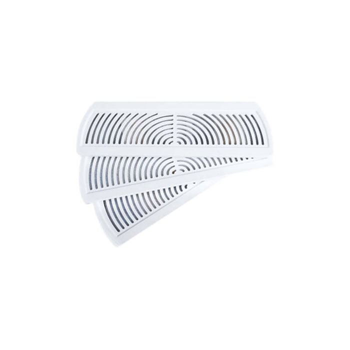 3pc Petree Fountain Replacement Filter For Pet Drinking Fountain - White