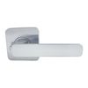 Choice Harper Square Privacy Lever Set In Satin Chrome
