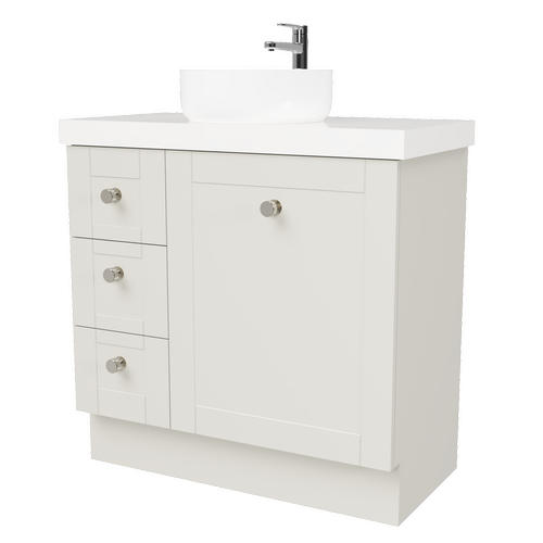 New England Joinery 900mm Diadem Centre Basin Freedom Top Floor ...
