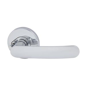 Gainsborough Bright Chrome Neue Contour Privacy Lever Set