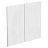 Kaboodle 600mm Provincial White Modern Rangehood Cabinet Door - 2 Pack