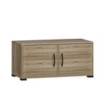 Practa Lowline TV Entertainment Unit Bundle 2 Doors - Oak