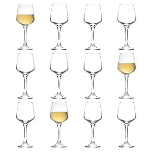 LAV Lal White Wine Glasses - 295ml - Clear - Pack of 12
