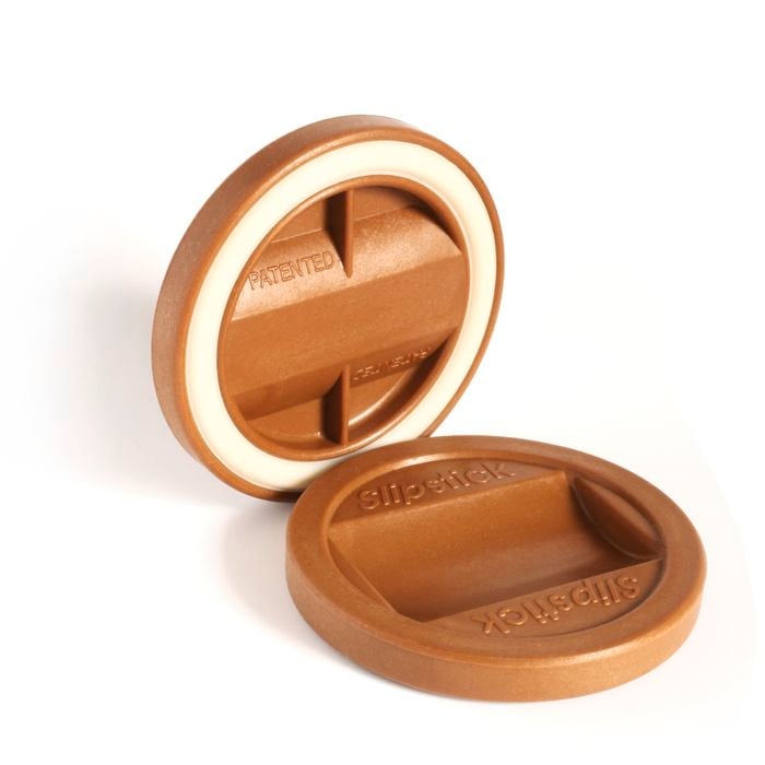Slipstick 84mm Caramel Castor Cup Floor Protection Feet - 4 Pack