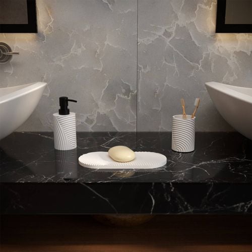 Living Elements Bathroom White Soap Dish - Bunnings Australia