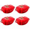 Staub Enamelled Tomato Cocotte 0.5L - Set of 4
