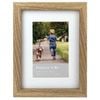 Frankie & Me Wooden Border 4x6'' Picture Frame Home/Office Photo Decor Oak