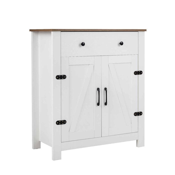 Costway 80cm Buffet Sideboard Farmhouse 5-Tier Adjustable Shelf Coffee Bar