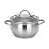 Fissman Stockpot Martinez Series Stainless Steel With Glass Lid 2.5L