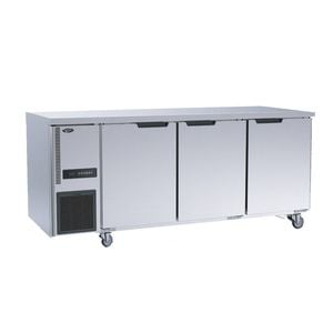 Stainless Steel Triple Door Workbench Fridge - TL1800TN-3D