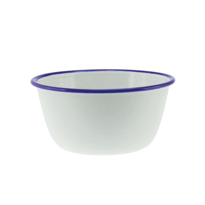 Falcon Pudding Basin 1.2L White & Blue