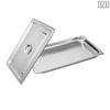 SOGA Stainless Steel Gastronorm Pan with Lid – GN 1/1 Tray 2cm Deep