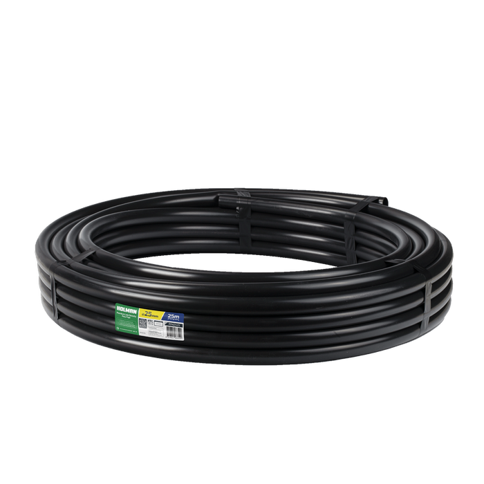 Holman 25mm x 25m Black Poly Pipe