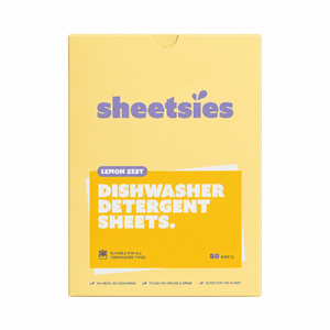 Sheetsies Lemon Zest Dishwasher Detergent Sheets - 80 Pack