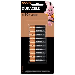 Duracell AAA Coppertop Batteries - 10 Pack