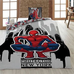 Marvel Spider-Man Protector Kids PolyCotton Quilt Cover Set - Single Bed Size