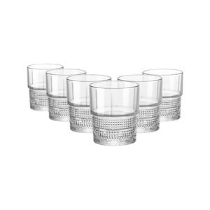 Bartender Novecento Double Whisky Glasses - 370ml - Pack of 12