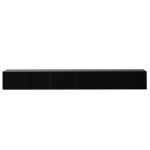 3.6m Majeston Black Floating TV Cabinet