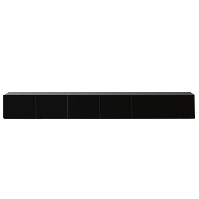 3.6m Majeston Black Floating TV Cabinet