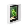 Nicola Spring 8" X 10" White 3d Deep Box Photo Frame - 5" X 7" Mount