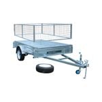 Trailers 2000 8 x 5 Galvanised Trailer With Cage And Spare Bundle