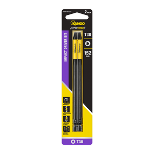 Kango 152mm TX30 Hypertorque™ Impact  Driver  Bit - 2 Pack