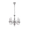 Lexi Lighting Ganeed Rustic 5-Light Pendant Light Polished Nickel Small
