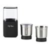 Leaf & Bean 2-in-1 Coffee & Spice Grinder Matte Black 10.5x10.5x20cm
