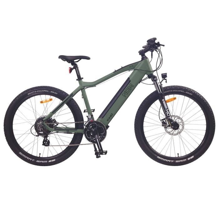 Ncm M3 Electric Mountain Bike, 250w, 48v 12ah, 576wh Battery, Hydraulic Brakes [army Green 27.5"]