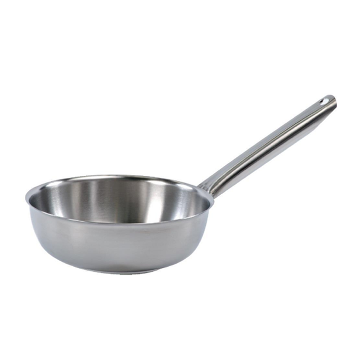 Matfer Bourgeat Curved Stainless Steel Tradition Sauteuse - 200mm