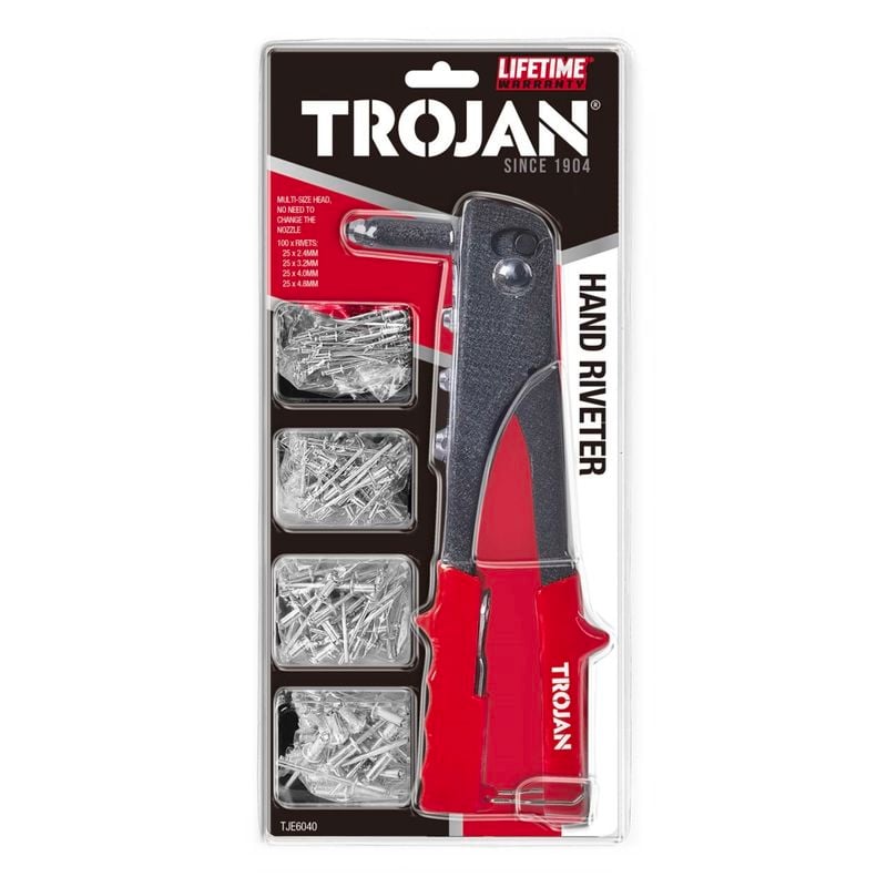  10" Rivet Gun with 100 Rivets