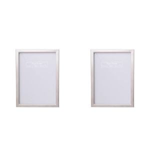 2PK Gibson Gifts Elegant Silver Photo/Picture Frame 5x7" Rectangle