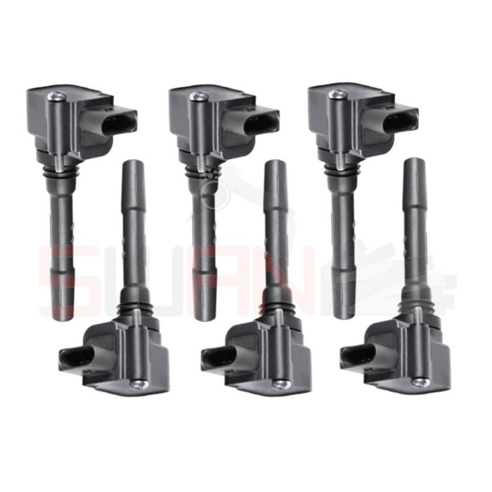 Set of 6 SWAN Ignition Coils for Porsche 911 4 / 4S (992 Targa) 2020+ 3.0L