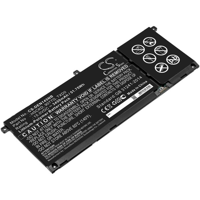 Cameron Sino Dell Inspiron 14 5401 15 5501 5502 H5CKD 09077G Battery Replacement [CS-DEN145NB]