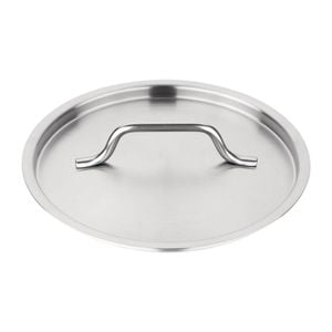 Vogue Stainless Steel Saucepan Lid 180mm Cookware Accessory Kitchenware
